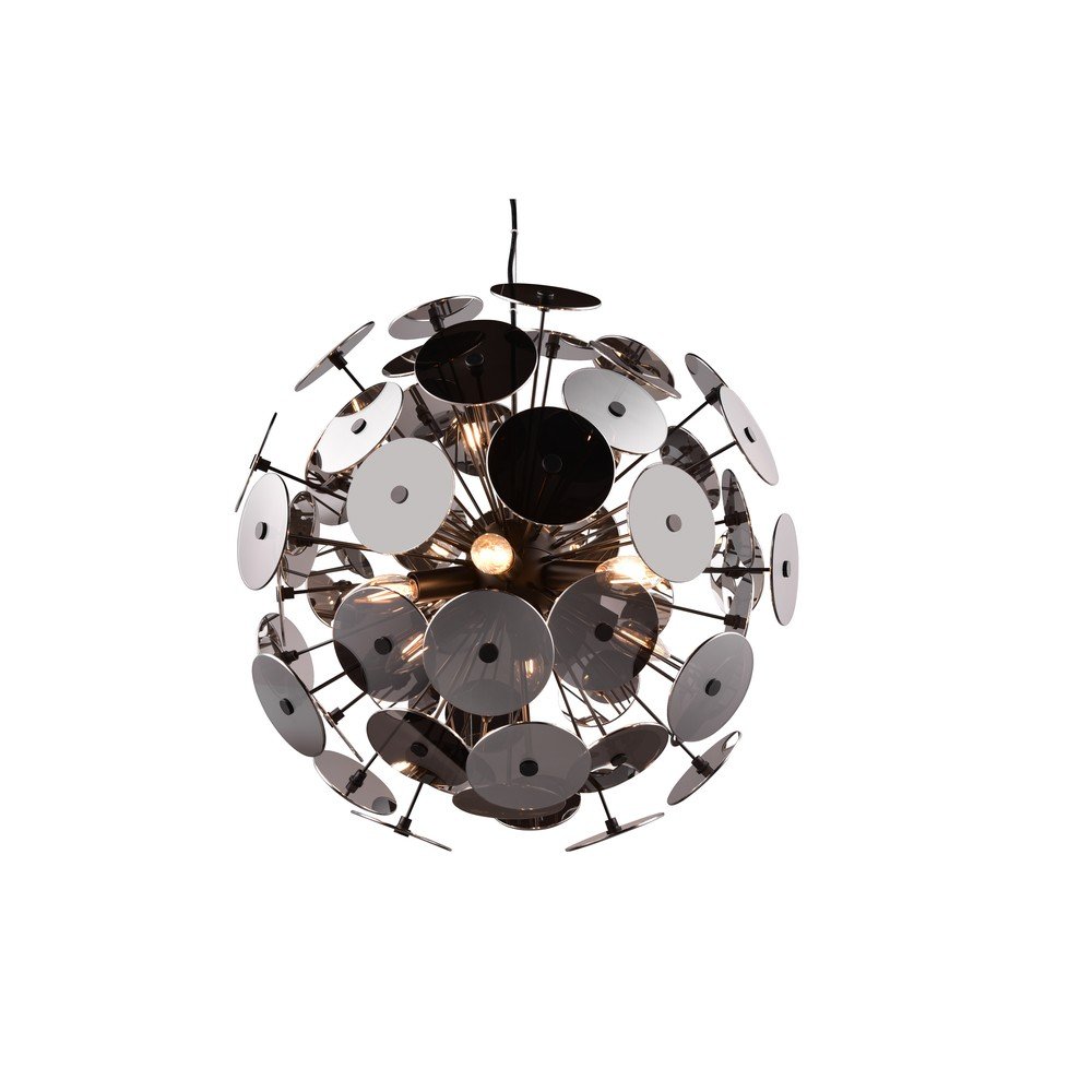 Lampa wisząca w kolorze matowej czerni Discalgo – Trio (zdjęcie 6)