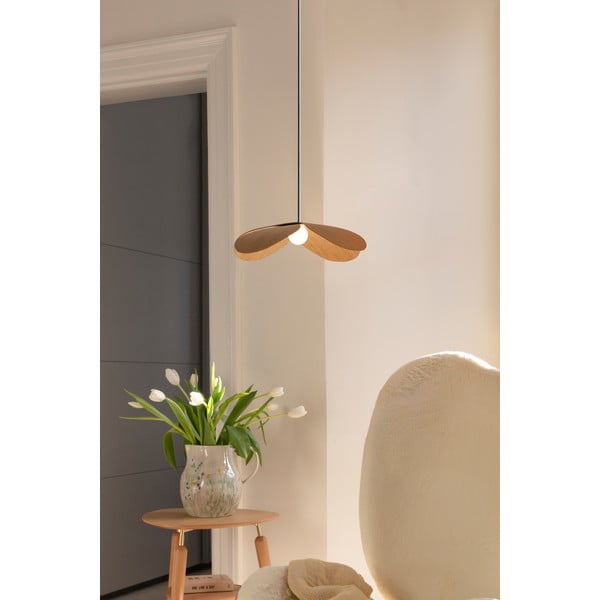 Naturalny abażur z litego drewna dębowego ø 28 cm Forget Me Not – UMAGE-image-1