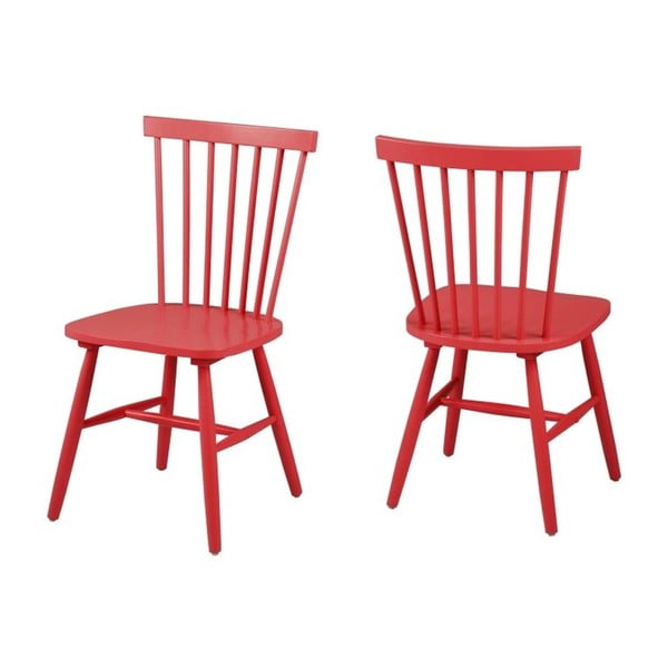 Czerwone krzesło Actona Riano