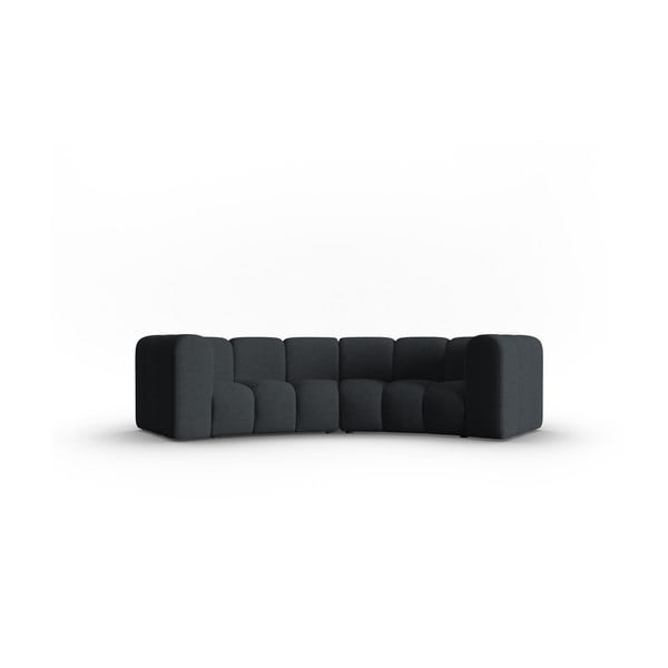 Czarna sofa 322 cm Lupine – Micadoni Home