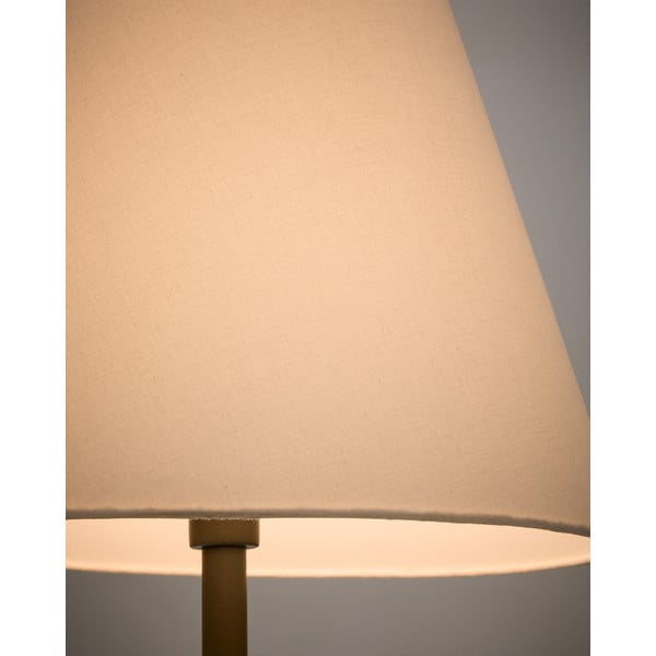 Ciemnozielona lampa stojąca z tekstylnym kloszem (wysokość 153 cm) Navat – Kave Home-image-2