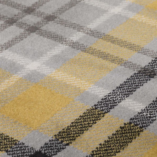 Żółto-szary dywan Flair Rugs Highland, 200x290 cm-image-1