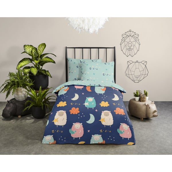 Bawełniana dziecięca pościel jednoosobowa 100x135 cm – Good Morning-image-1