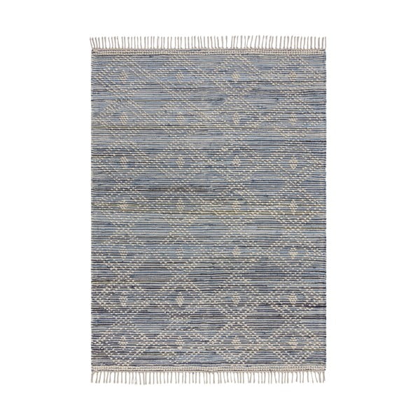 Niebieski dywan bawełniany Flair Rugs Lissie, 160x230 cm