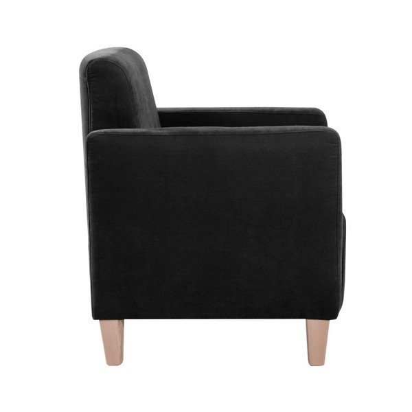 Czarny fotel Max Winzer Milla Velor-image-1