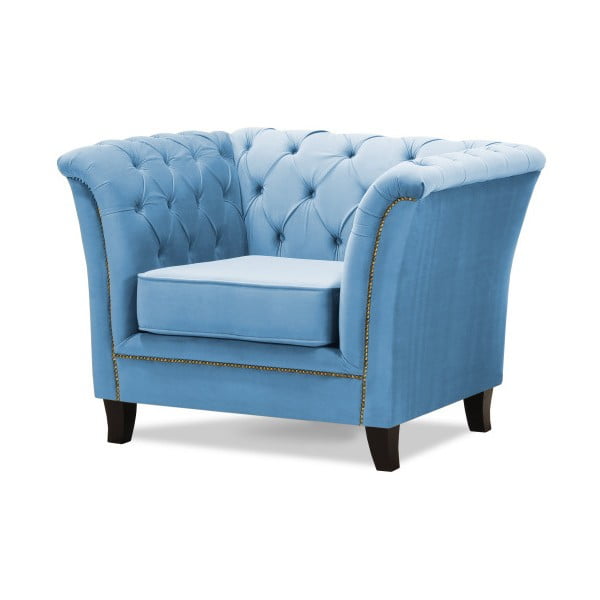Niebieski fotel Wintech Newport