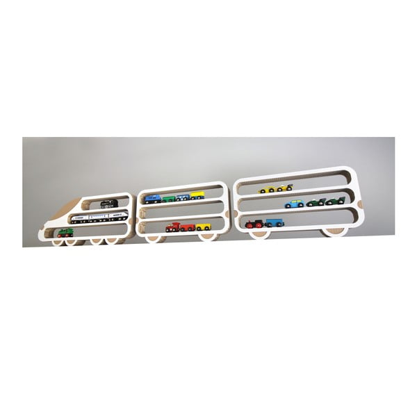 Zestaw 3 półek Unlimited Design For Children Lokomotywa i 2 wagony-image-2