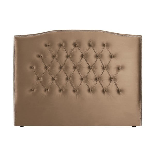 Ciemnobeżowy zagłówek łóżka Mazzini Sofas Cloves, 160x120 cm