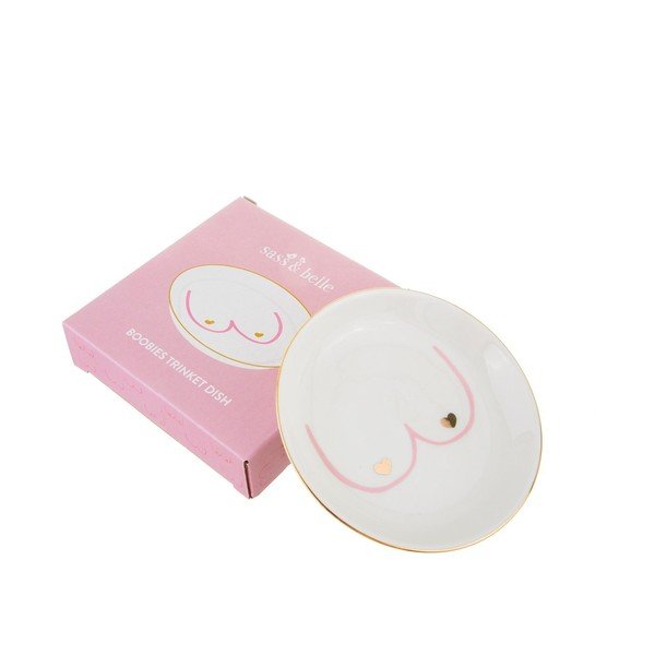 Porcelanowy talerzyk na biżuterię Girl Power – Sass & Belle-image-3
