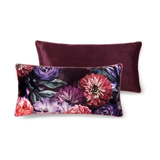 Fioletowa poduszka dekoracyjna Descanso Bloomie, 30x60 cm