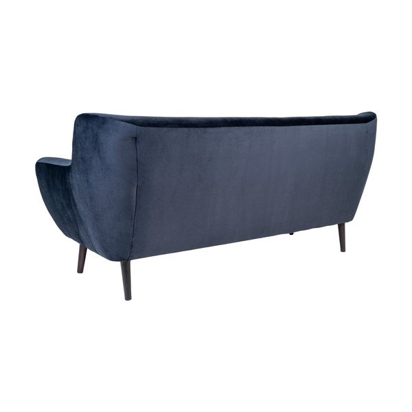 Ciemnoniebieska aksamitna sofa House Nordic Monte-image-2
