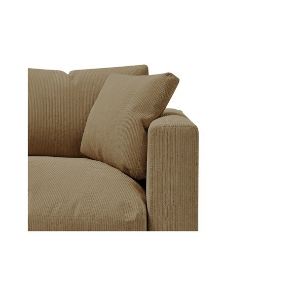 Beżowa sztruksowa sofa 220 cm Comfy – Scandic-image-2