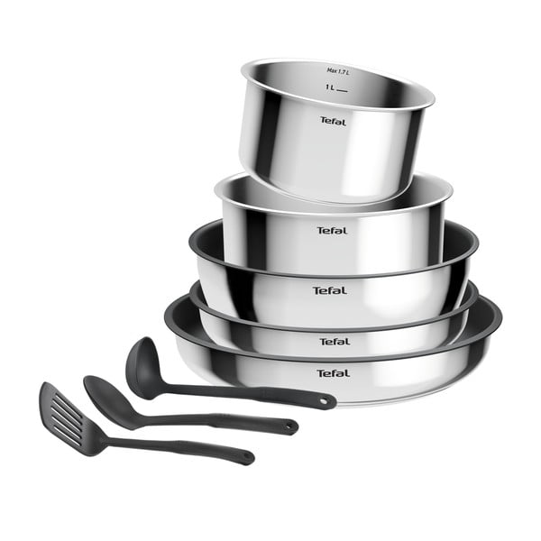 Zestaw garnków aluminiowych 9 szt. INGENIO Cook Eat L881S904 – Tefal-image-1