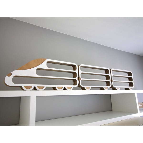 Zestaw 3 półek Unlimited Design For Children Lokomotywa i 2 wagony-image-1