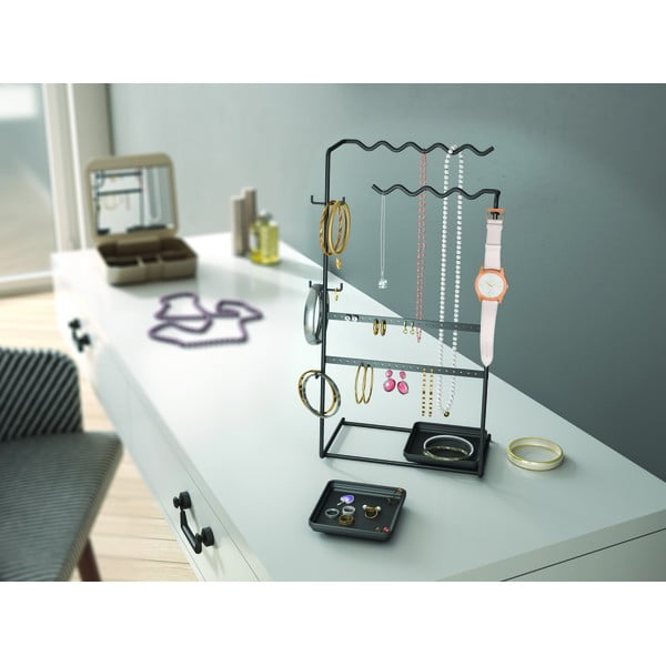 Czarny organizer na biżuterię My Jewels - Metaltex-image-1