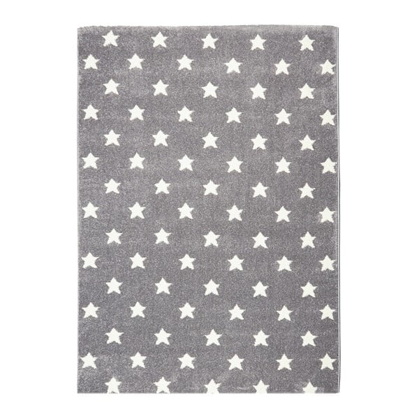 Szary dywan dziecięcy Happy Rugs Stardust, 80x150 cm