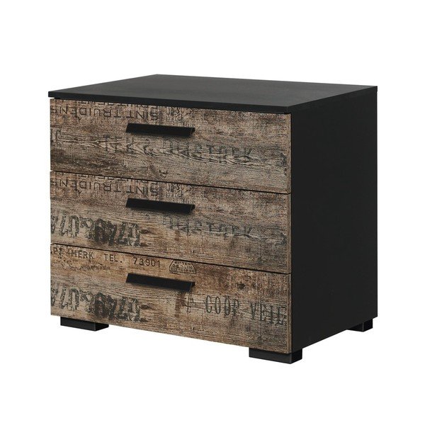 Szafka nocna z 3 szufladami Rauch Sumatra