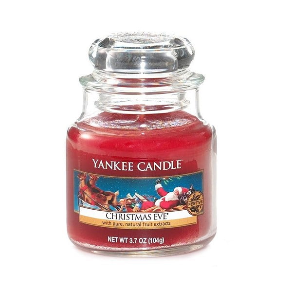Świeca zapachowa Yankee Candle Wigilia, czas palenia 25–40 godzin