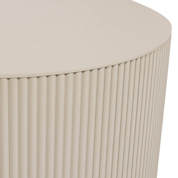 Beżowy okrągły stolik ø 60 cm Sanne – WOOOD-image-2