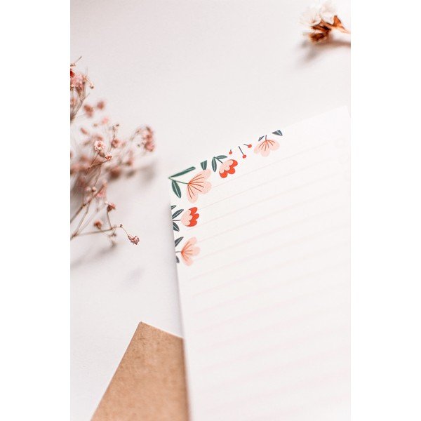 Lista to-do z kartkami w linię Kwiaty Printintin, 70 kartek-image-2