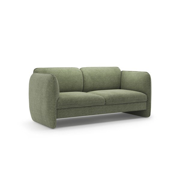 Zielona sofa z tkaniny szenilowej 168 cm Georgia – Micadoni -image-2