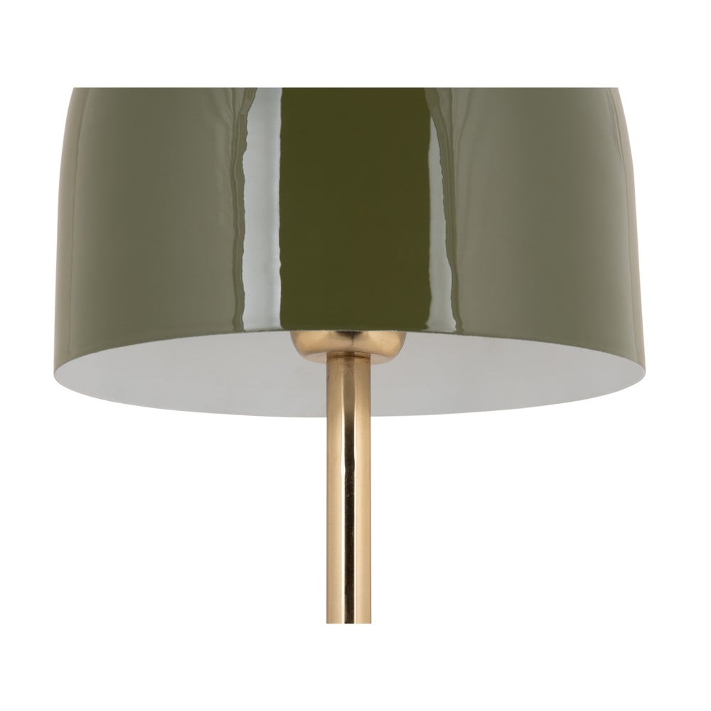 Lampa stołowa w kolorze khaki z metalowym kloszem (wysokość 50 cm) Manta – Leitmotiv (zdjęcie 3)