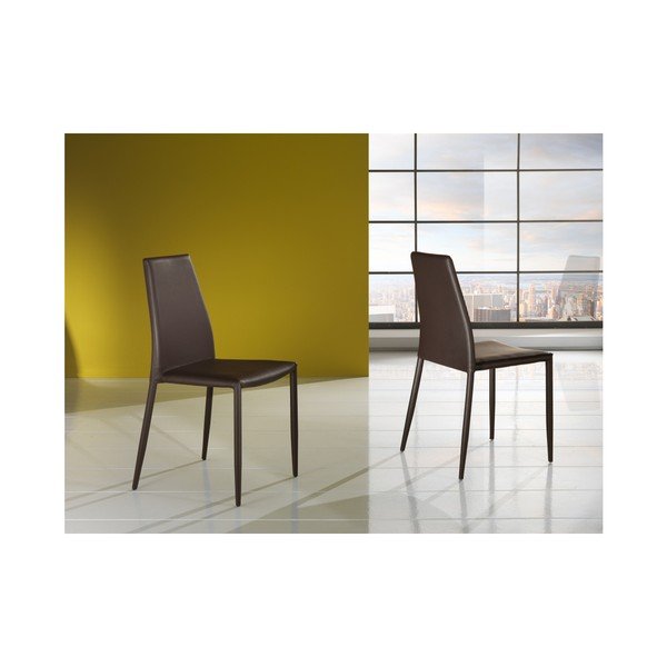 Brązowe krzesła zestaw 2 szt. Lion – Tomasucci-image-3