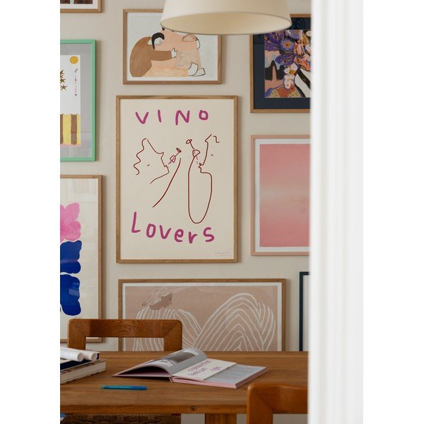 Plakat 50x70 cm Vino Lovers – Ruby Hughes – The Poster Club-image-1