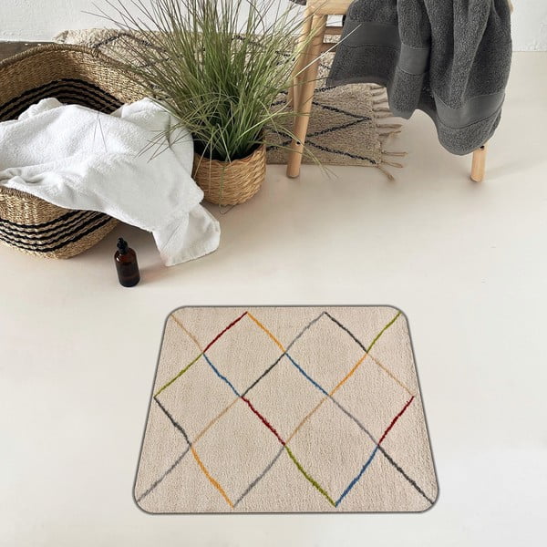 Beżowe dywaniki łazienkowe zestaw 2 szt. 60x100 cm – Mila Home-image-3