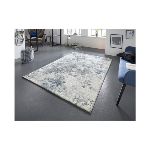 Niebiesko-kremowy dywan Elle Decoration Arty Fontaine, 80x150 cm-image-1