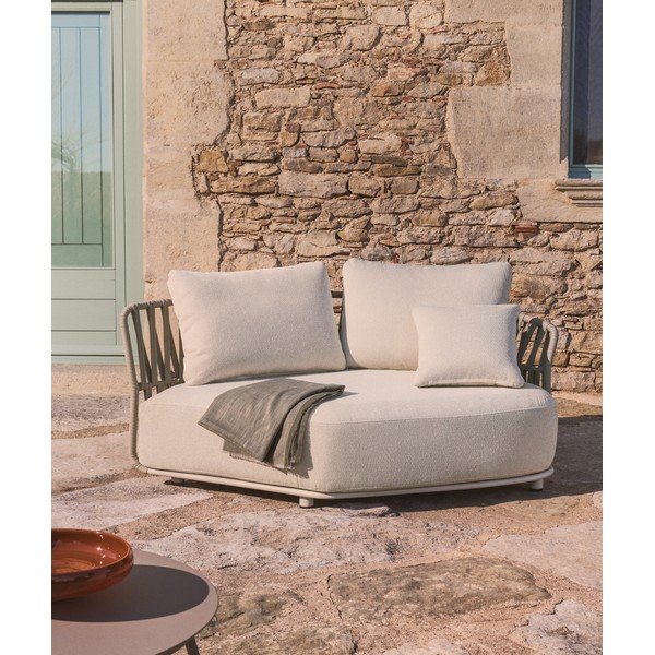 Beżowa/szarobrązowa modułowa sofa ogrodowa 167 cm Osani – Kave Home-image-2