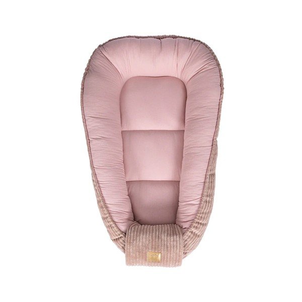 Różowy kokon dla niemowląt 55x83 cm – Meowbaby-image-1
