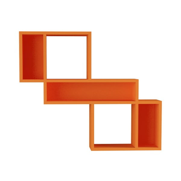 Pomarańczowa półka Mobito Design Loop