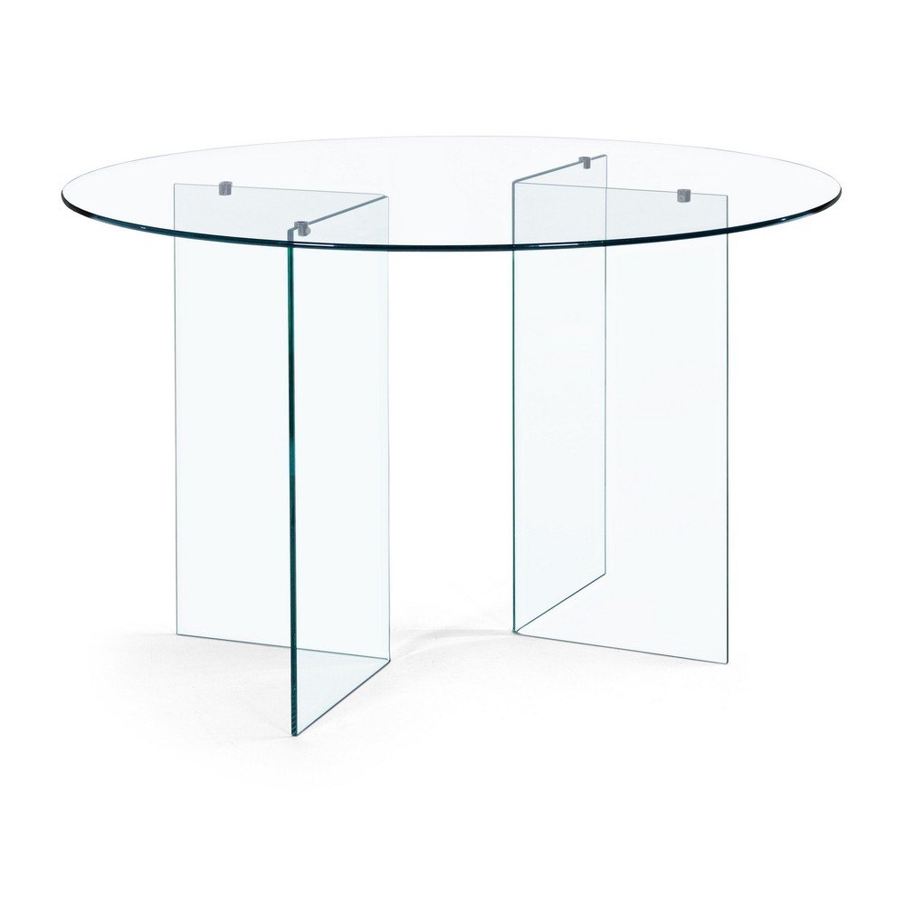 Szklany okrągły stół ø 130 cm Iride – Bizzotto