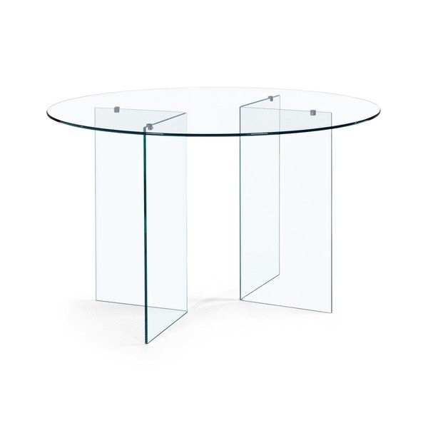 Szklany okrągły stół ø 130 cm Iride – Bizzotto