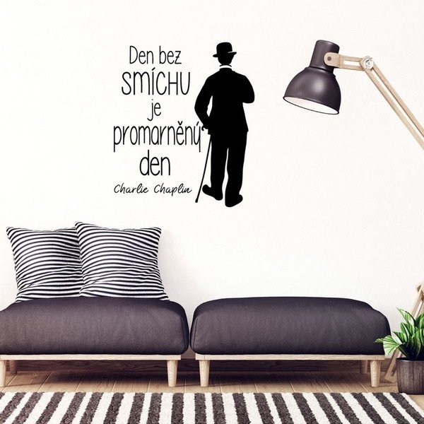 Naklejka ścienna z cytatem Ambiance Charlie Chaplin-image-2