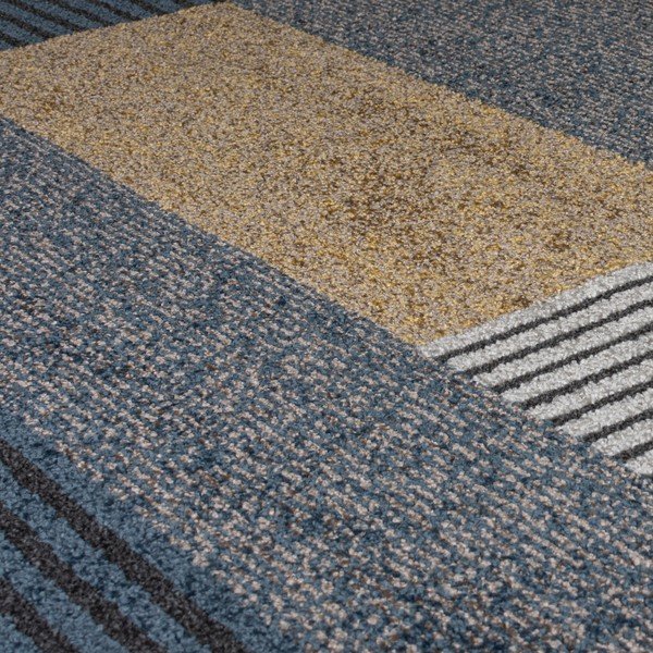 Żółto-niebieski dywan Flair Rugs Brix, 160x230 cm-image-2