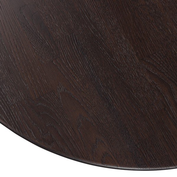 Okrągły stół z blatem z drewna dębowego ø 120 cm Tablo – WOOOD-image-2