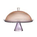 Szklany półmisek z kloszem Tayo – Bloomingville