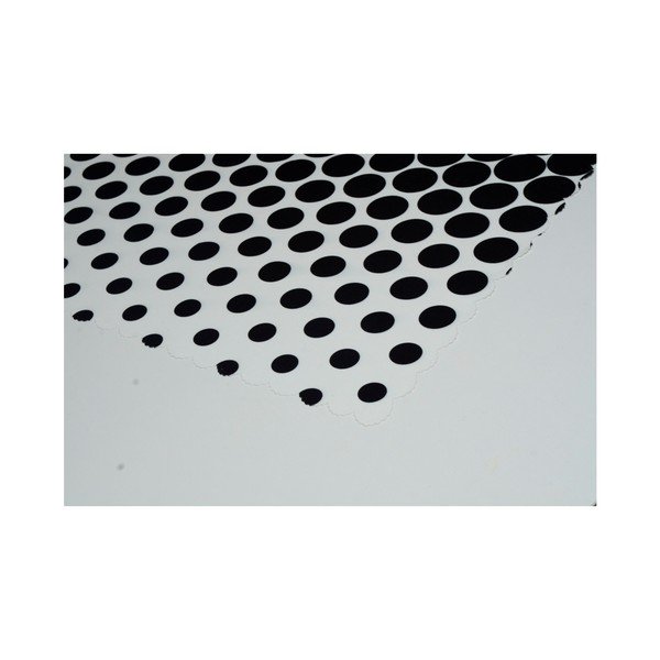 Bieżnik z mikrowłókna Minimalist Cushion Covers Black Dots, 45x145 cm-image-1