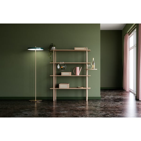 Ciemnozielona lampa stojąca LED ze ściemniaczem i metalowym kloszem (wysokość 151 cm) Asteria Floor – UMAGE-image-1