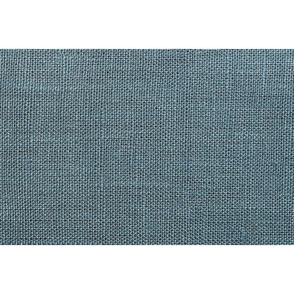 Szaroniebieska lniana zasłona 140x170 cm Blue Fog – Linen Tales-image-1