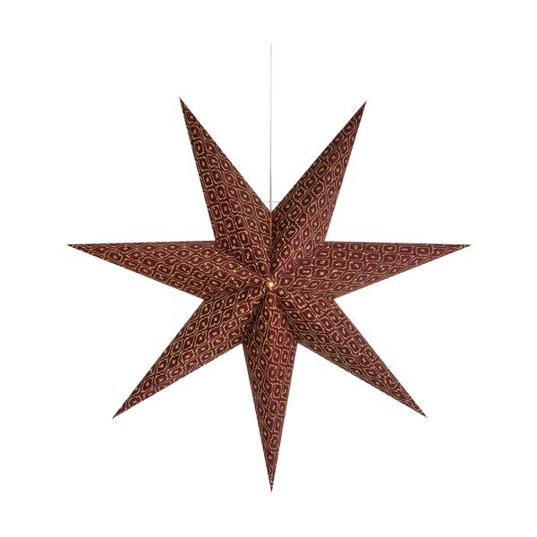 Bordowa świąteczna wisząca dekoracja świetlna Baroque – Markslöjd