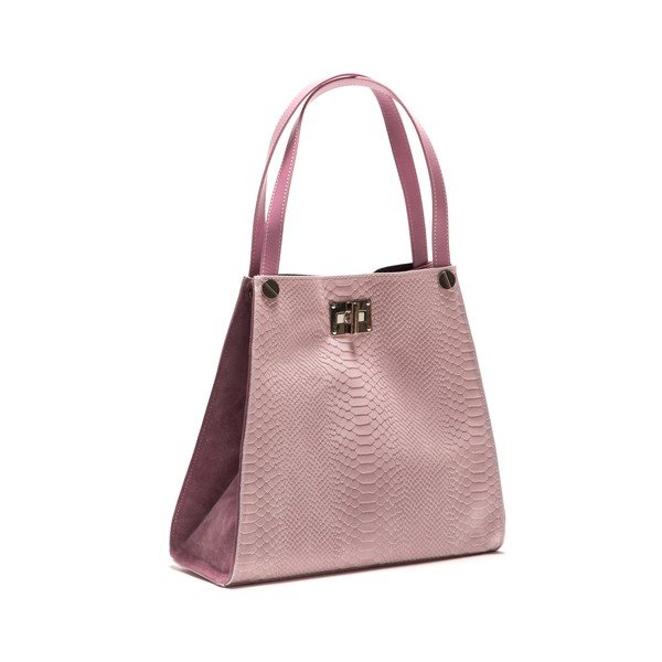 Skórzana torebka Anna Luchini 8038 Rosa-image-2
