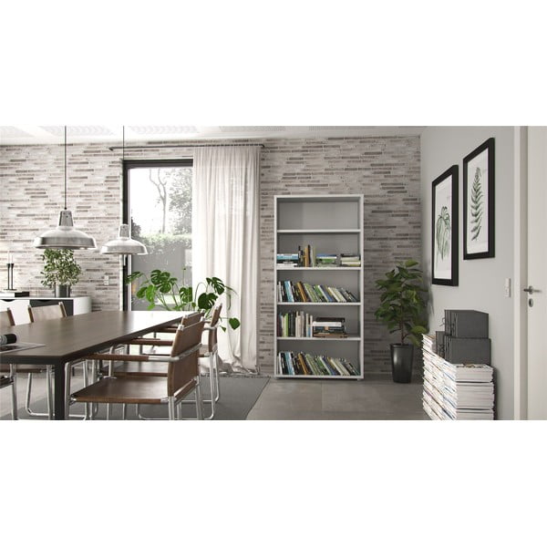 Biały regał modułowy 89x189 cm Prima – Tvilum-image-1