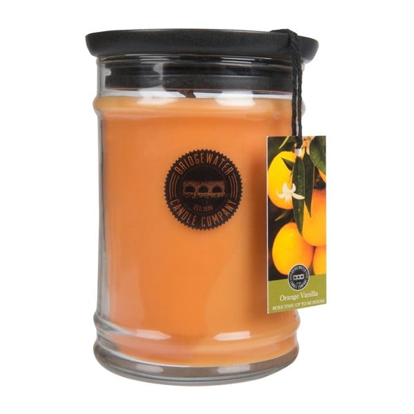 Świeczka w szkle o zapachu wanilii i pomarańczy Creative Tops, czas palenia 140–160