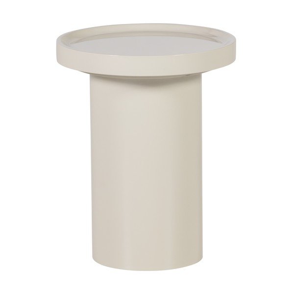 Okrągły stolik z połyskiem ø 40 cm Veluna – WOOOD