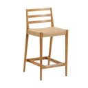 Hoker z litego drewna dębowego w naturalnym kolorze (wysokość siedziska 65 cm) Analy – Kave Home