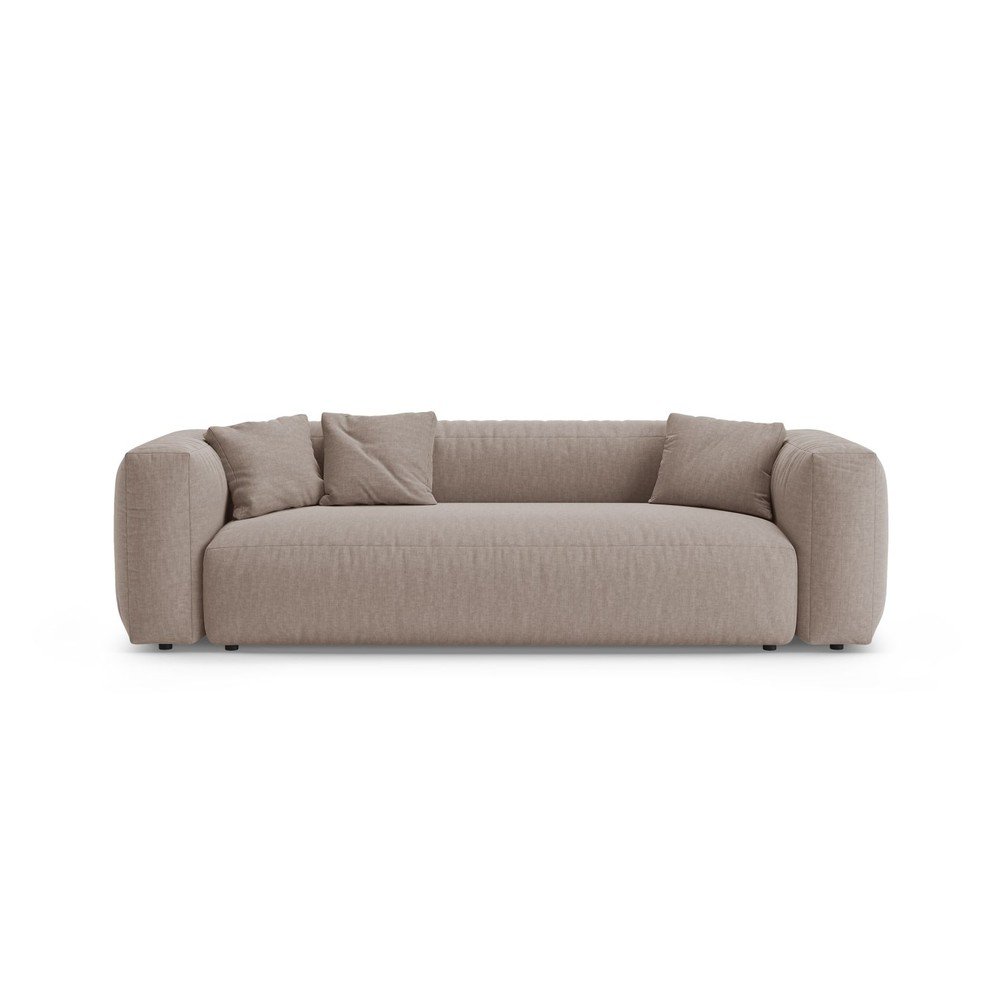 Beżowa rozkładana sofa modułowa 264 cm Martina – Micadoni
