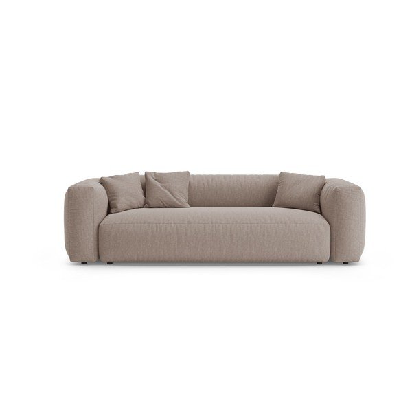 Beżowa rozkładana sofa modułowa 264 cm – Micadoni 
